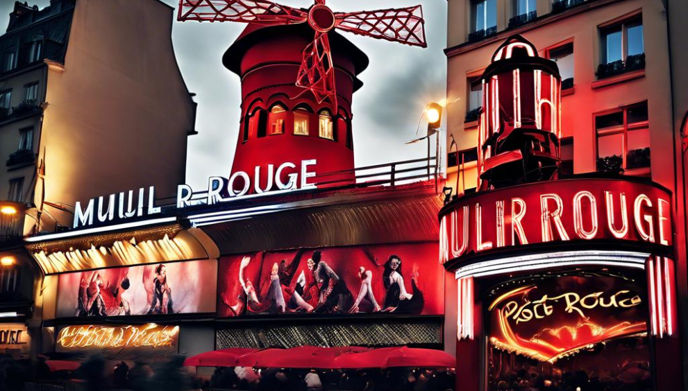 Katastrophales Unglück: Mühlrad des Pariser Wahrzeichens Moulin Rouge abgestürzt