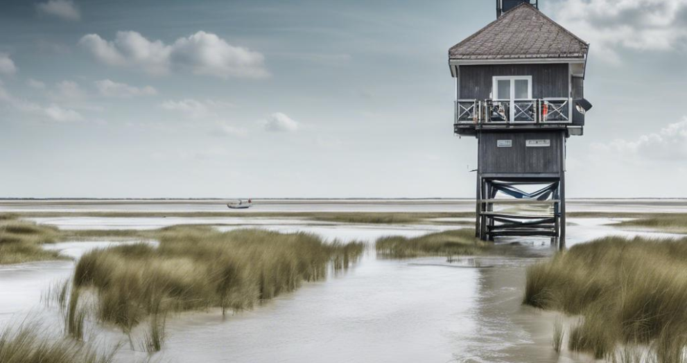 Ort der Entspannung: Wasserrutsche von St. Peter-Ording