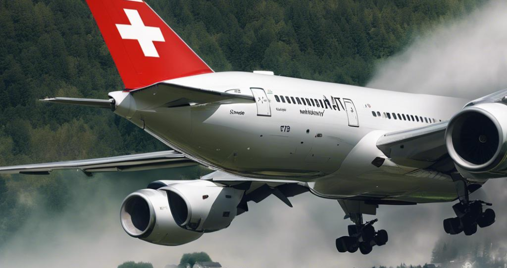 Boeing 777 der Swiss rutscht bei ungeplanter Landung von Landebahn